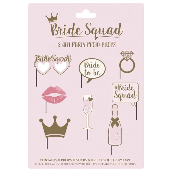 Bride Squad Photo Props (image for) Bride Squad Photo Props