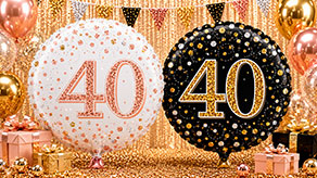 (image for) Age 40 Birthday Balloons