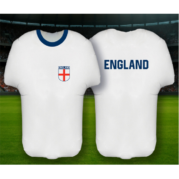 England Sports Shirt Shape Balloon (image for) England Sports Shirt Shape Balloon
