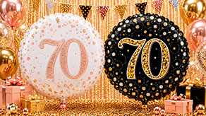(image for) Age 70 Birthday Balloons