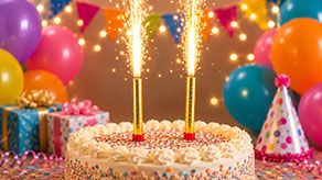 (image for) Cake Sparklers & Fountain Sparklers