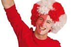 (image for) England Afro Wig