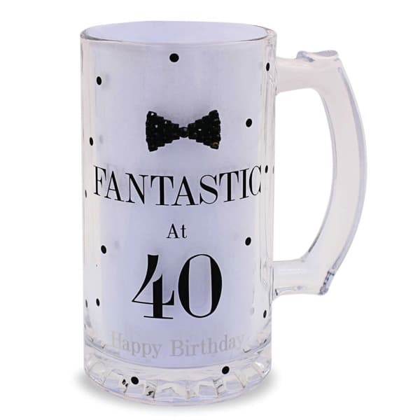 Mad Dots 40th Birthday Tankard (image for) Mad Dots 40th Birthday Tankard
