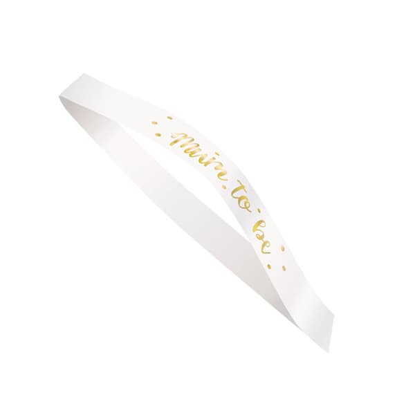 Hello Baby Satin Sash (image for) Hello Baby Satin Sash