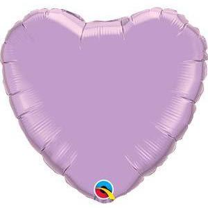 (image for) 18" Pearl Lavender Heart Foil Balloon