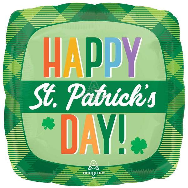 (image for) St Patricks Day Foil Balloon