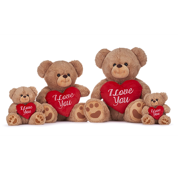 (image for) 26cm Brown Bear With Heart