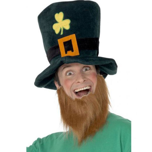 Leprechaun Hat And Beard Sets (image for) Leprechaun Hat And Beard Sets
