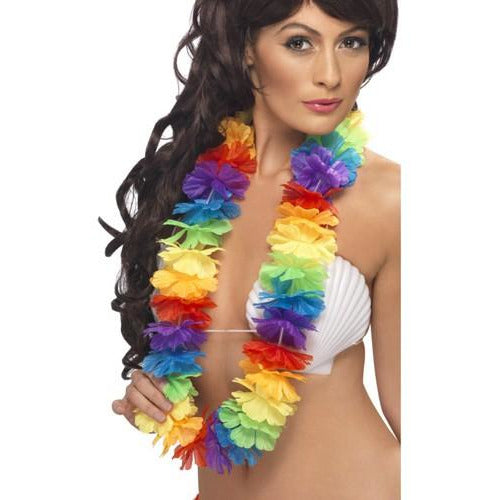(image for) Large Bright Rainbow Lei