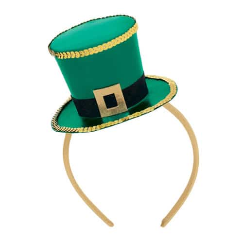 St Patricks Day Top Hat Fascinator (image for) St Patricks Day Top Hat Fascinator