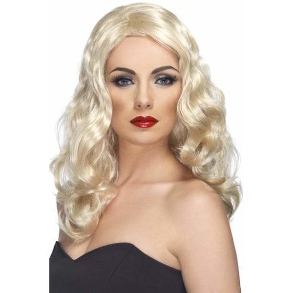 Blonde Long Wavy Glamorous Wig (image for) Blonde Long Wavy Glamorous Wig