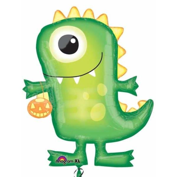 Boo Crew Green Monster AirWalker Balloons (image for) Boo Crew Green Monster AirWalker Balloons