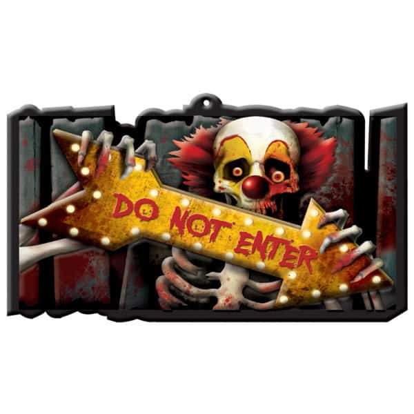 (image for) Creepy Carnival Do Not Enter Sign