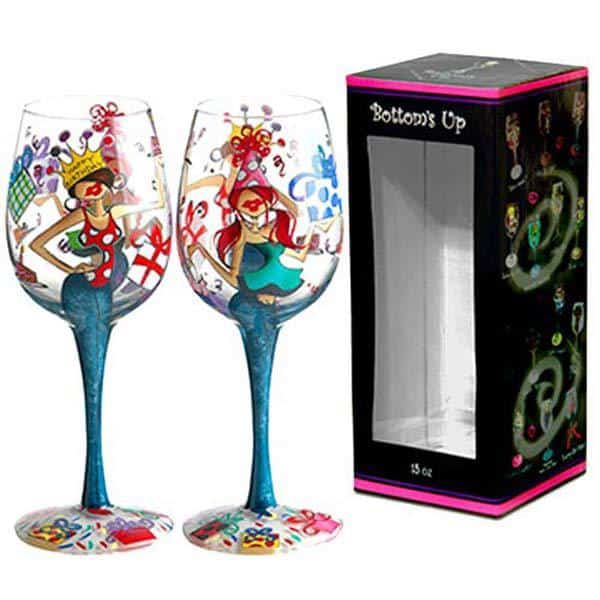 Happy Birthday Wine Glass
