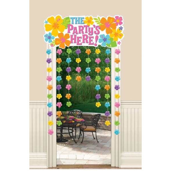(image for) Hawaiian Hibiscus Door Curtain