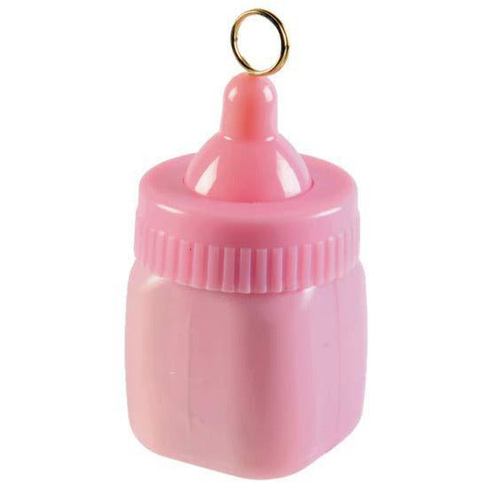 Pink Baby Bottle Balloon Weight (image for) Pink Baby Bottle Balloon Weight