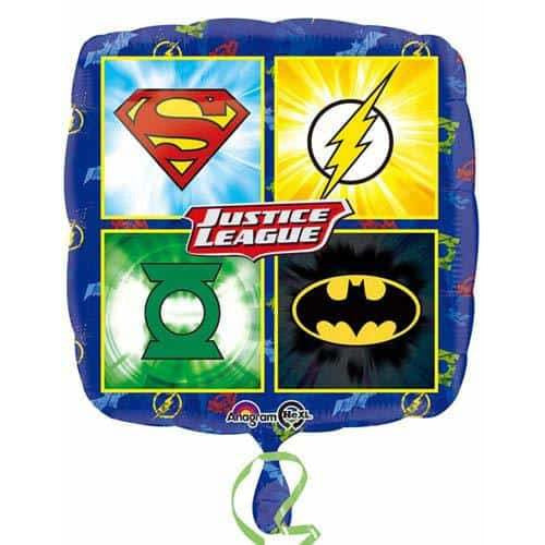 (image for) 18" Justice League Emblems Foil Balloon