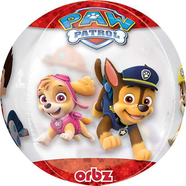 Paw Patrol Orbz Foil Balloon (image for) Paw Patrol Orbz Foil Balloon