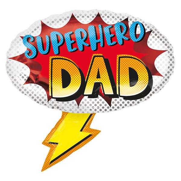 Superhero Dad Supershape Balloon (image for) Superhero Dad Supershape Balloon
