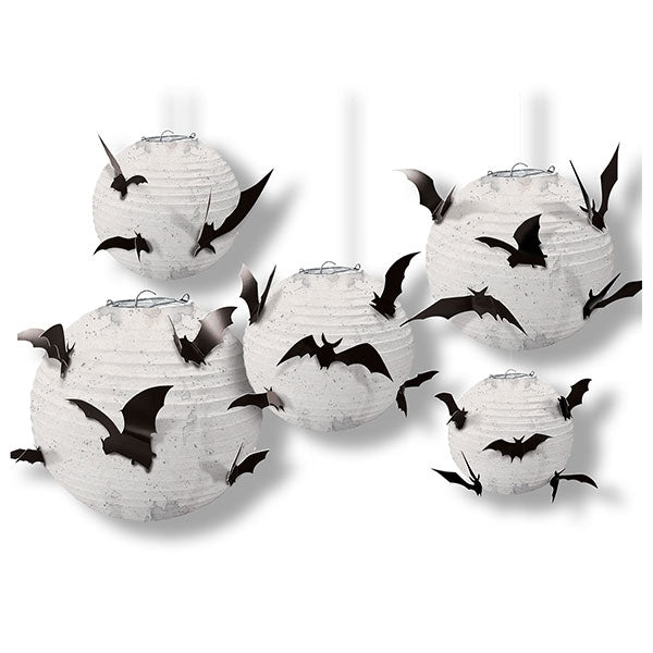Bat Paper Lanterns 5pk (image for) Bat Paper Lanterns 5pk