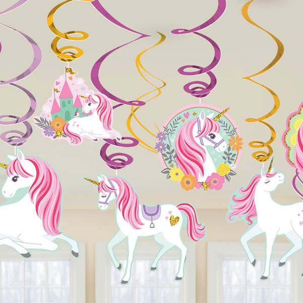 Magical Unicorn Swirl Decorations (image for) Magical Unicorn Swirl Decorations