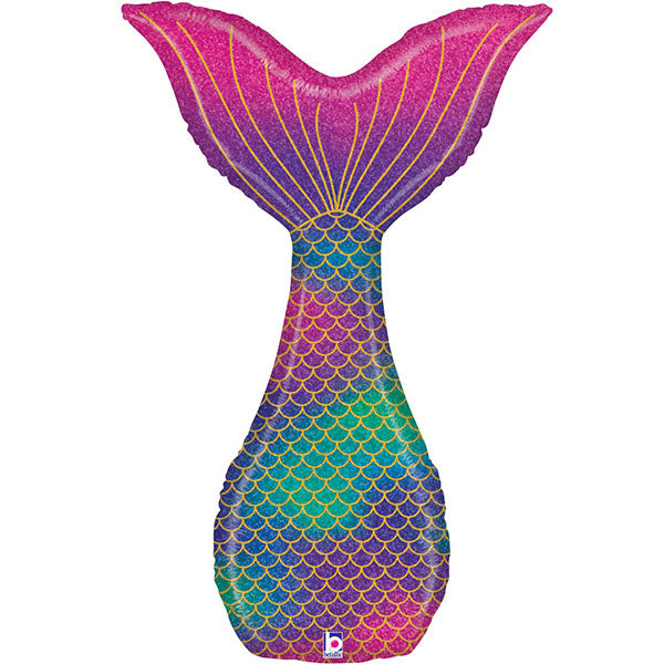 Glitter Mermaid Tail Balloon (image for) Glitter Mermaid Tail Balloon