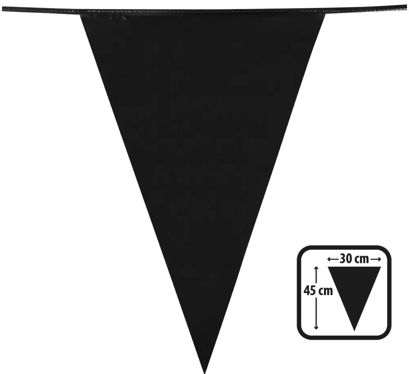 Black Giant Pennant Bunting (image for) Black Giant Pennant Bunting
