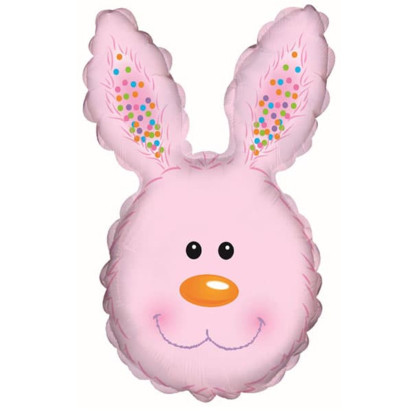 (image for) Pink Bunny Head Balloon