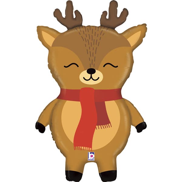 Holiday Reindeer Balloon (image for) Holiday Reindeer Balloon