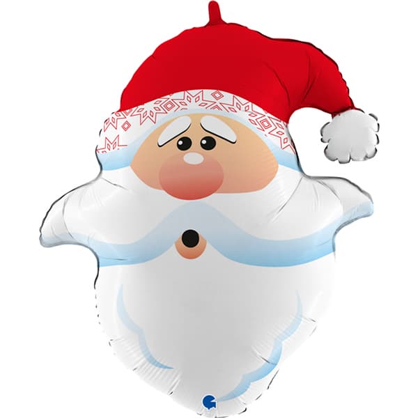 Curious Santa Head Balloon (image for) Curious Santa Head Balloon