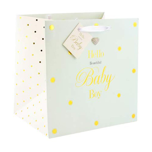 (image for) Hello Beautiful Baby Boy Small Gift Bag