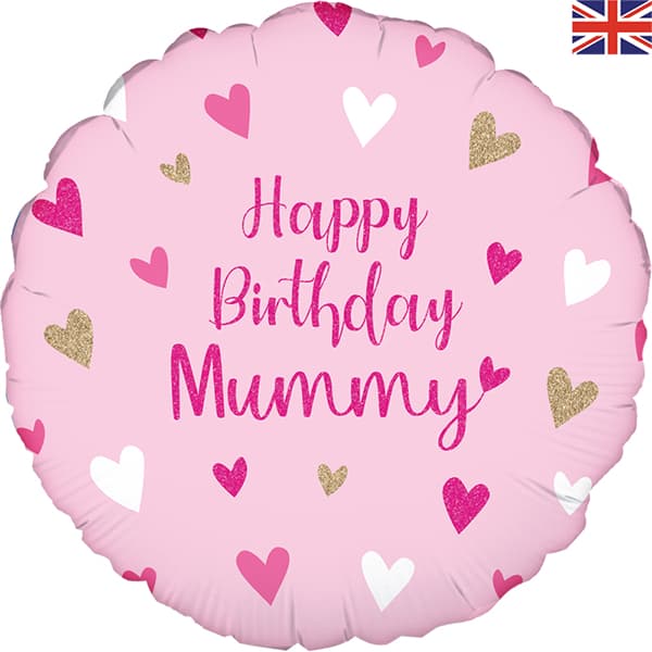 18" Happy Birthday Mummy Foil Balloon (image for) 18" Happy Birthday Mummy Foil Balloon