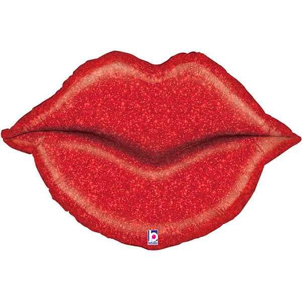 Glitter Lips Balloon (image for) Glitter Lips Balloon