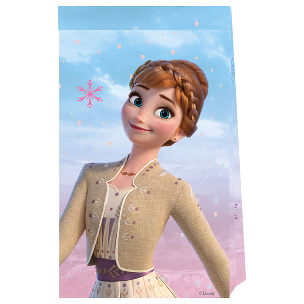 Disney Frozen 2 Wind And Spirit Paper Party Bags 4pk (image for) Disney Frozen 2 Wind And Spirit Paper Party Bags 4pk