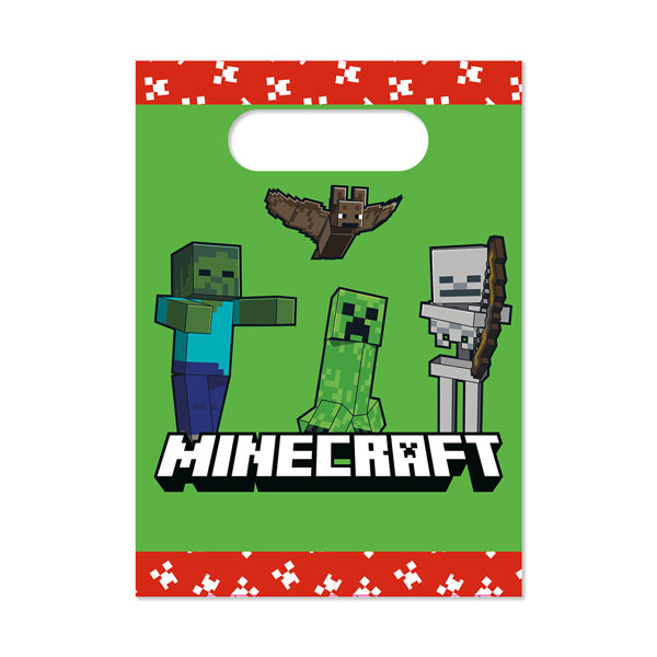 (image for) Minecraft Paper Party Bags 4pk