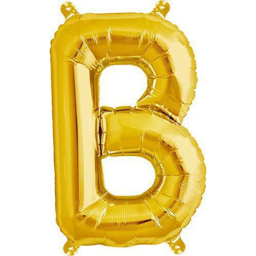 (image for) Gold Letter C Air Filled Balloons