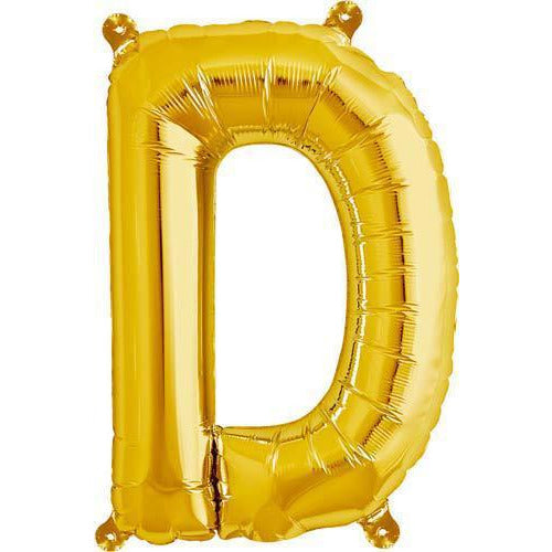 (image for) Gold Letter E Air Filled Balloons