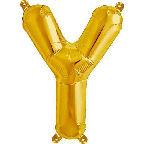 Gold Letter Z Air Filled Balloons (image for) Gold Letter Z Air Filled Balloons