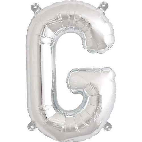 (image for) Silver Letter H Air Filled Balloons