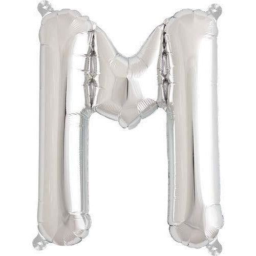 (image for) Silver Letter N Air Filled Balloons