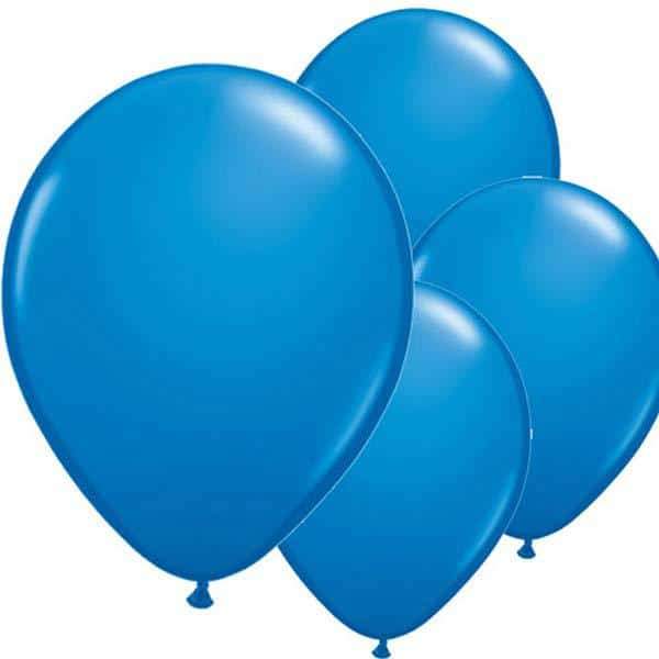 Dark Blue Latex Balloons 6pk (image for) Dark Blue Latex Balloons 6pk