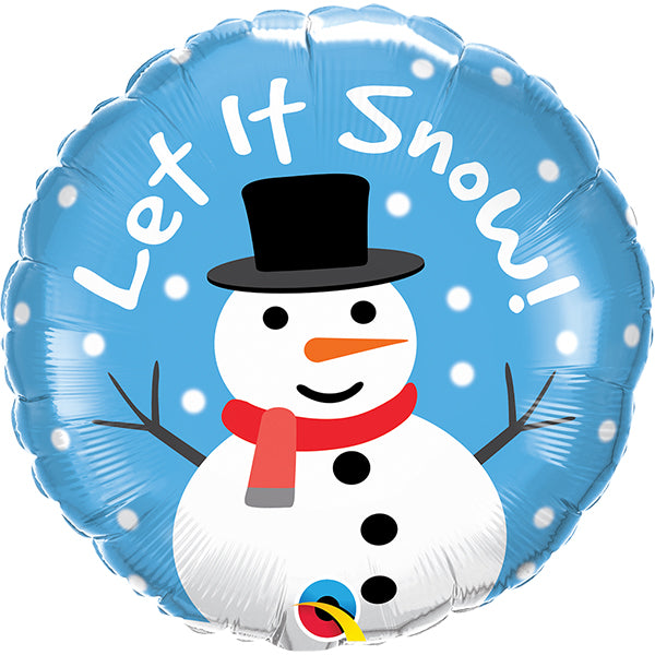 (image for) 18" Let It Snow Foil Balloon