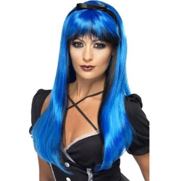 Blue Over Black Bewitching Wig (image for) Blue Over Black Bewitching Wig