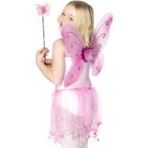 (image for) Pink Butterfly Wings with Wand