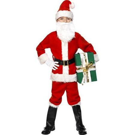 Deluxe Santa & Beard Costume (image for) Deluxe Santa & Beard Costume