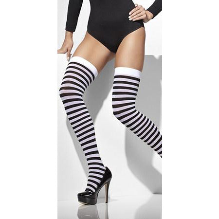 (image for) Striped Opaque Hold Ups
