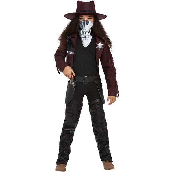 (image for) Girls Deluxe Dark Spirit Western Cowgirl Costume