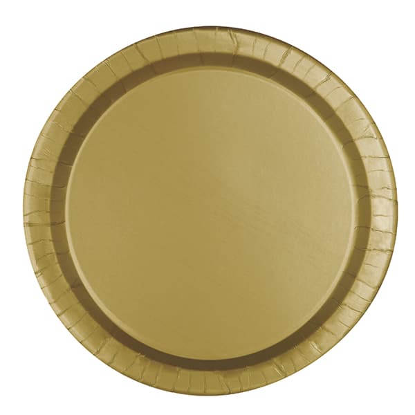 (image for) Gold Paper Plates 16pk