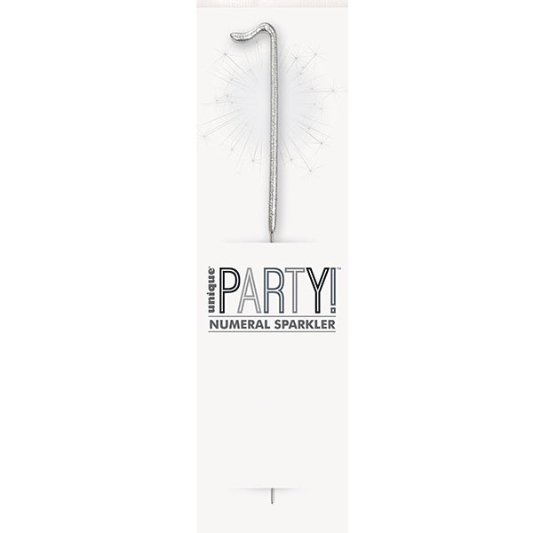 (image for) Number 1 Silver Glitz Sparkler