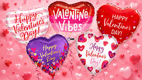 (image for) Valentines Day Foil Balloons